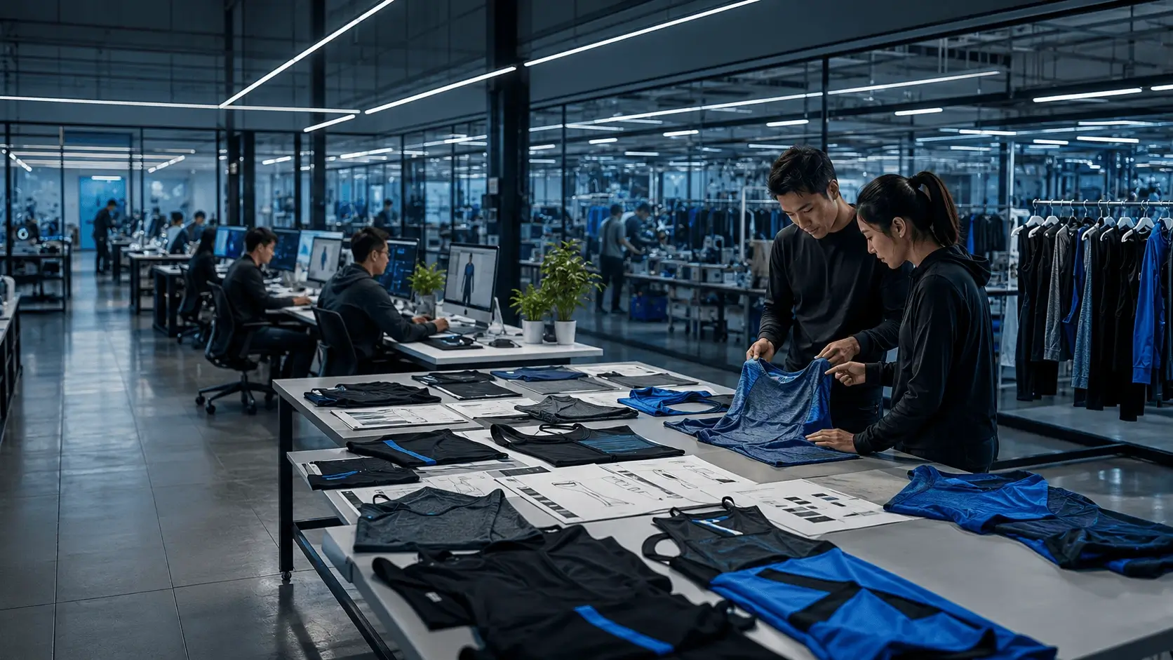 GOFITAPPAREL activewear manufacturing team and factory