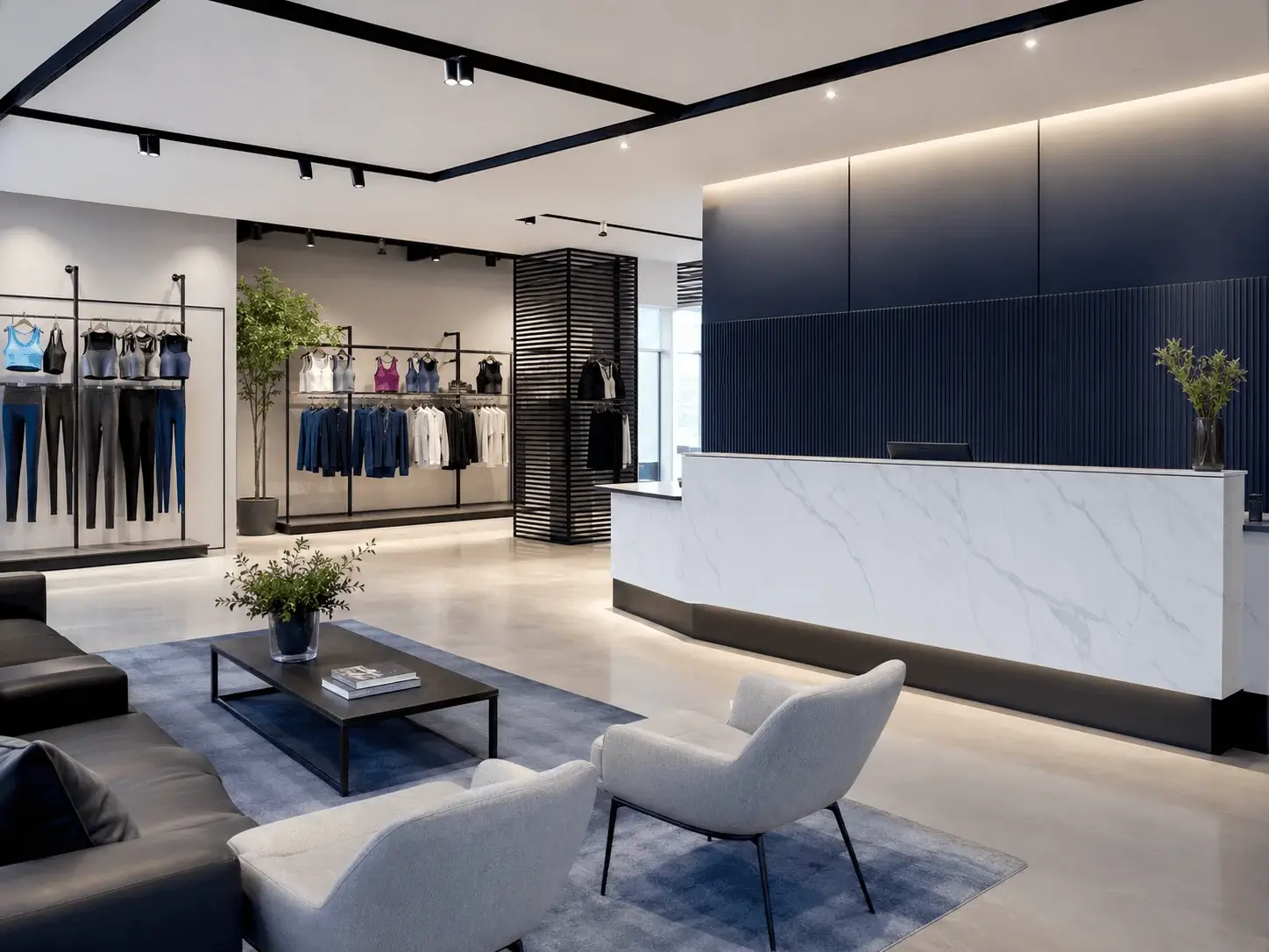 Factory reception area