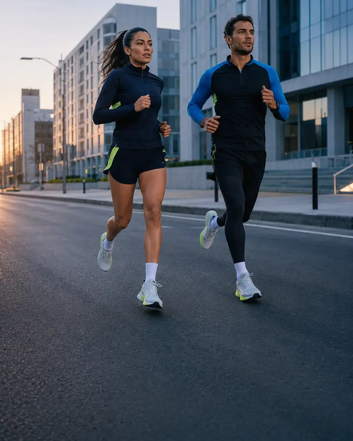 Road running apparel application