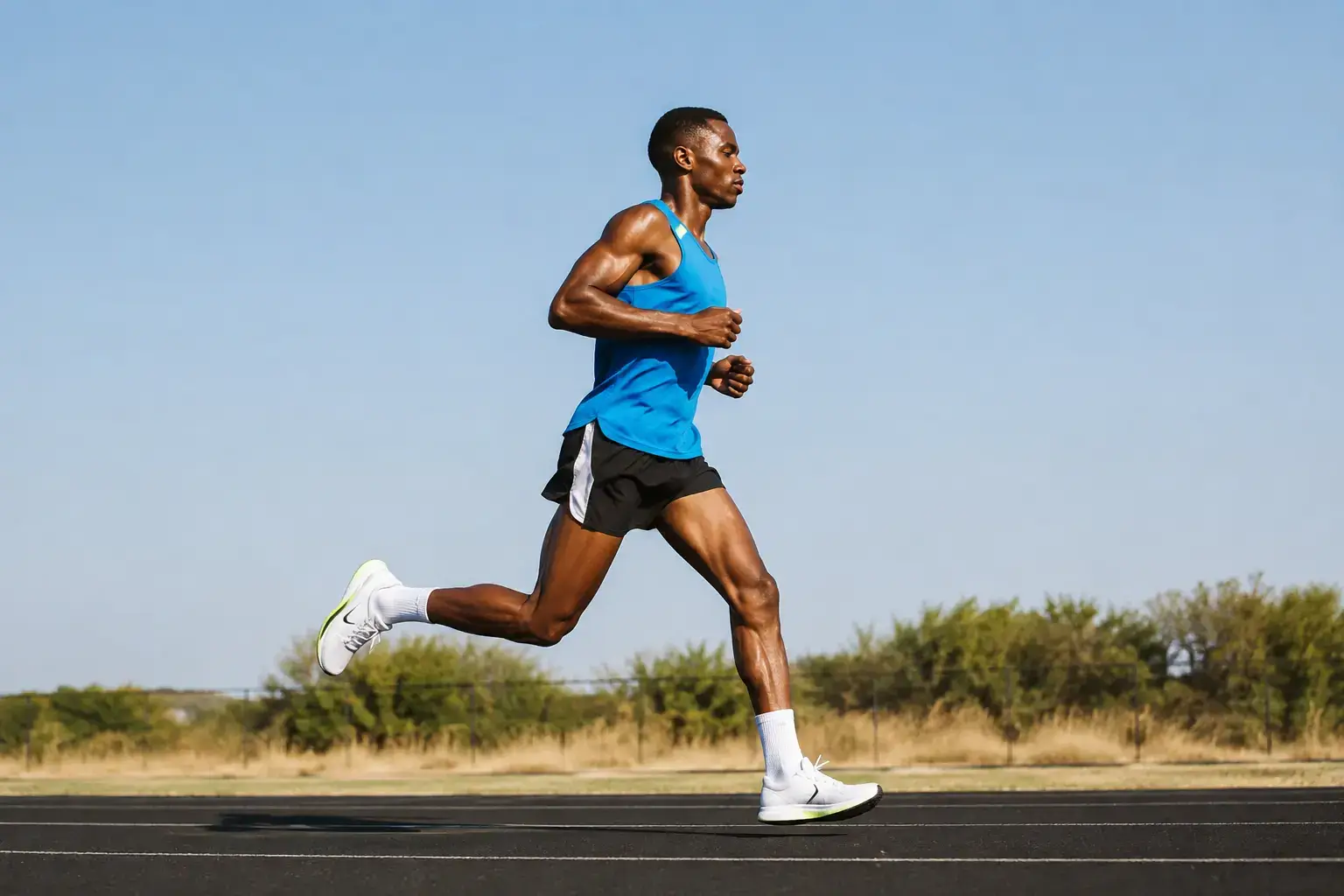 Tempo and interval running apparel scene