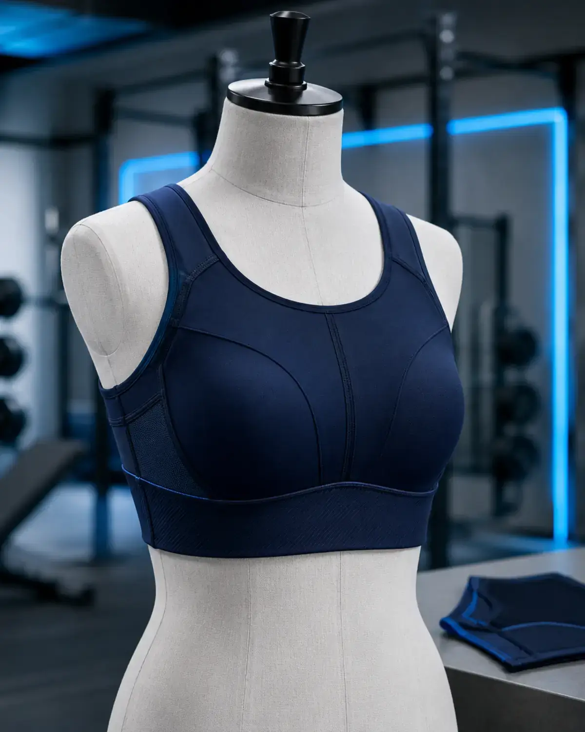Custom high support sports bras
