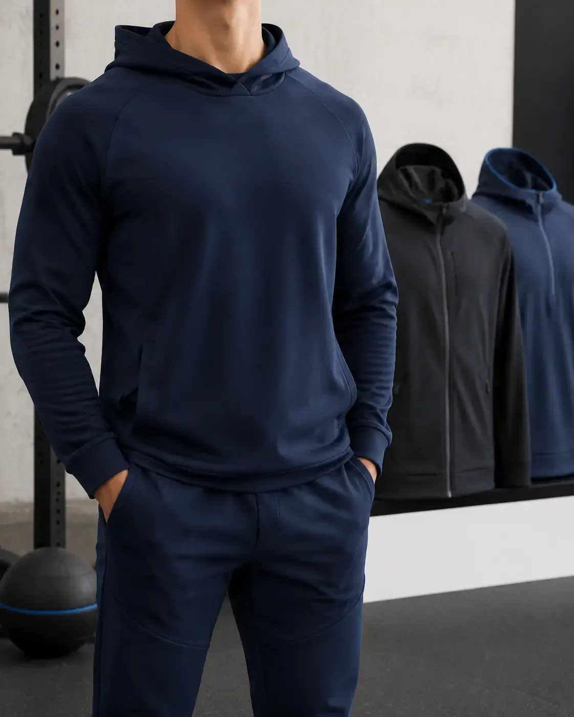 Custom sports hoodies for warm-up collections