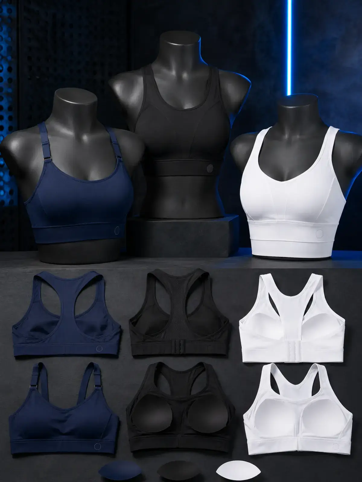 Private label sports bras collection