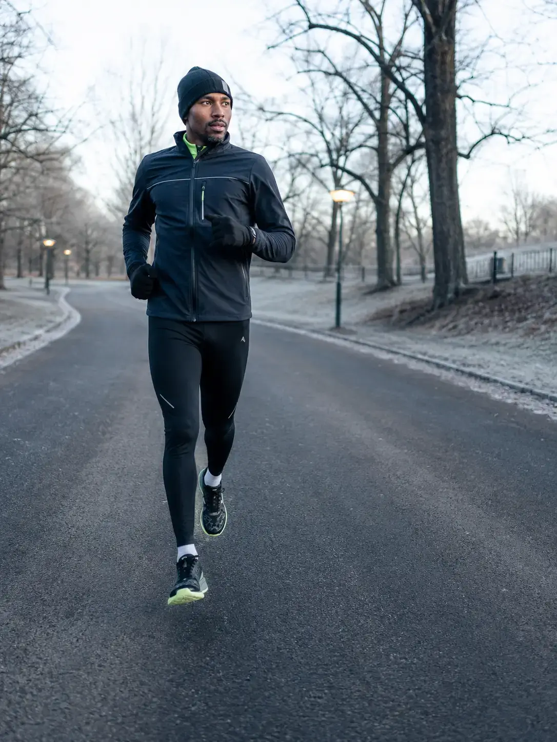 Cold weather running apparel
