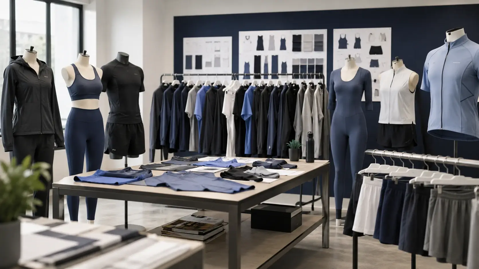 Range of activewear categories supported by OEM and ODM development