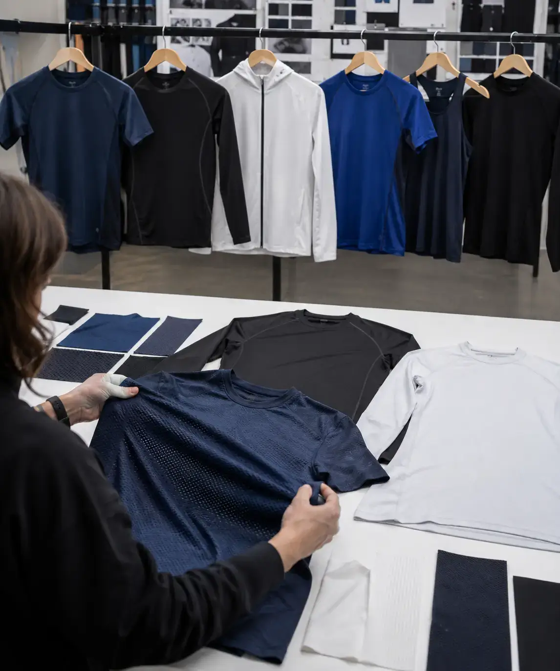 Sports tops selected and developed for different performance needs