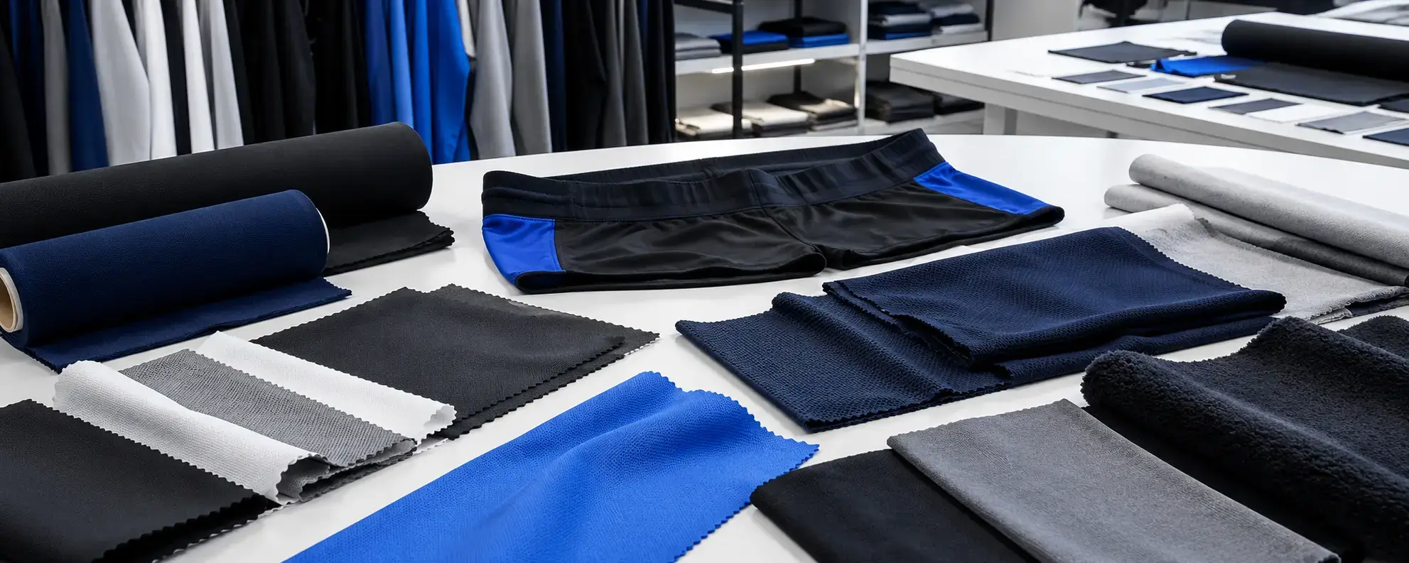 Placeholder for sports bottoms performance fabric selection