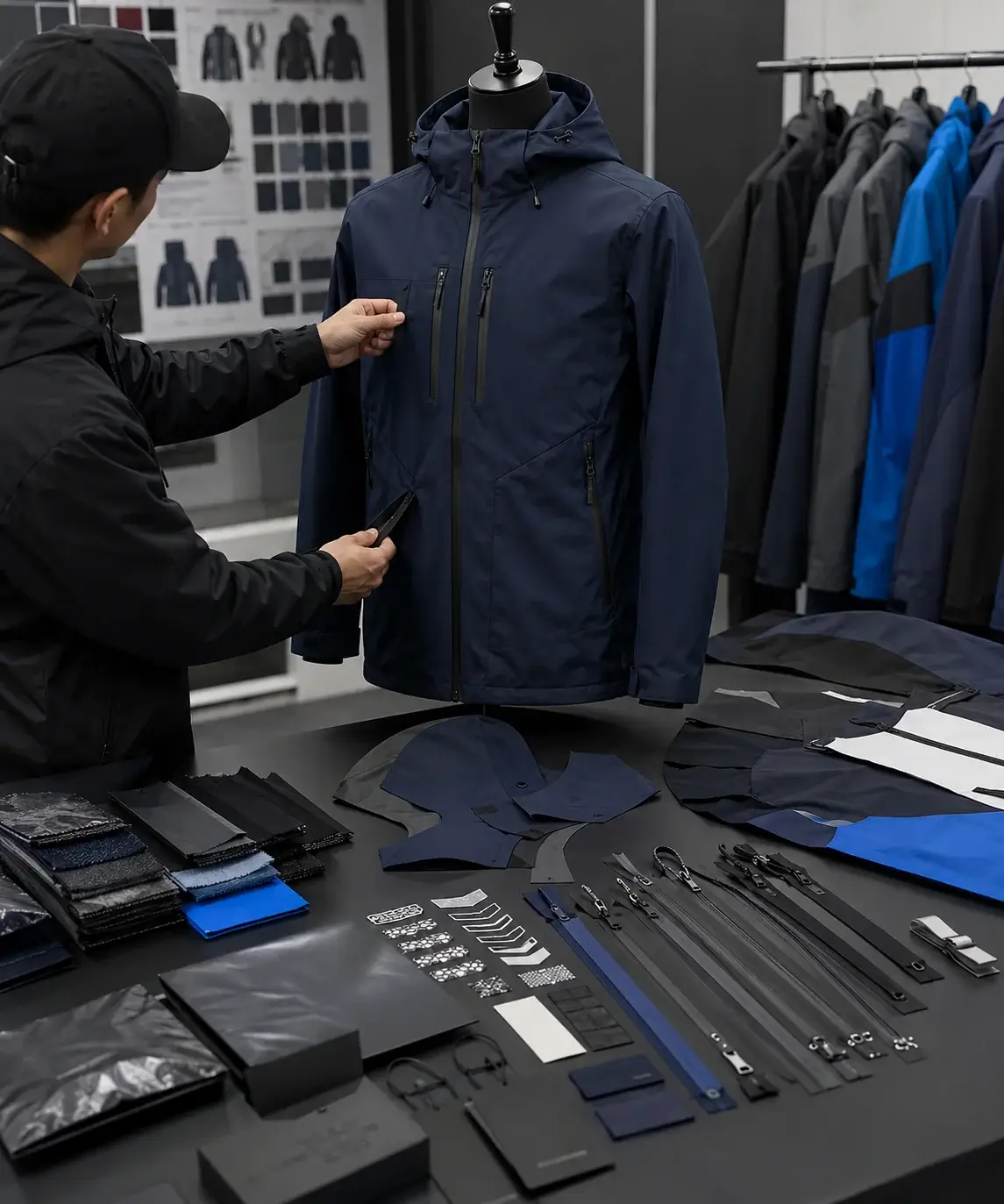 Private label sports outerwear customization development