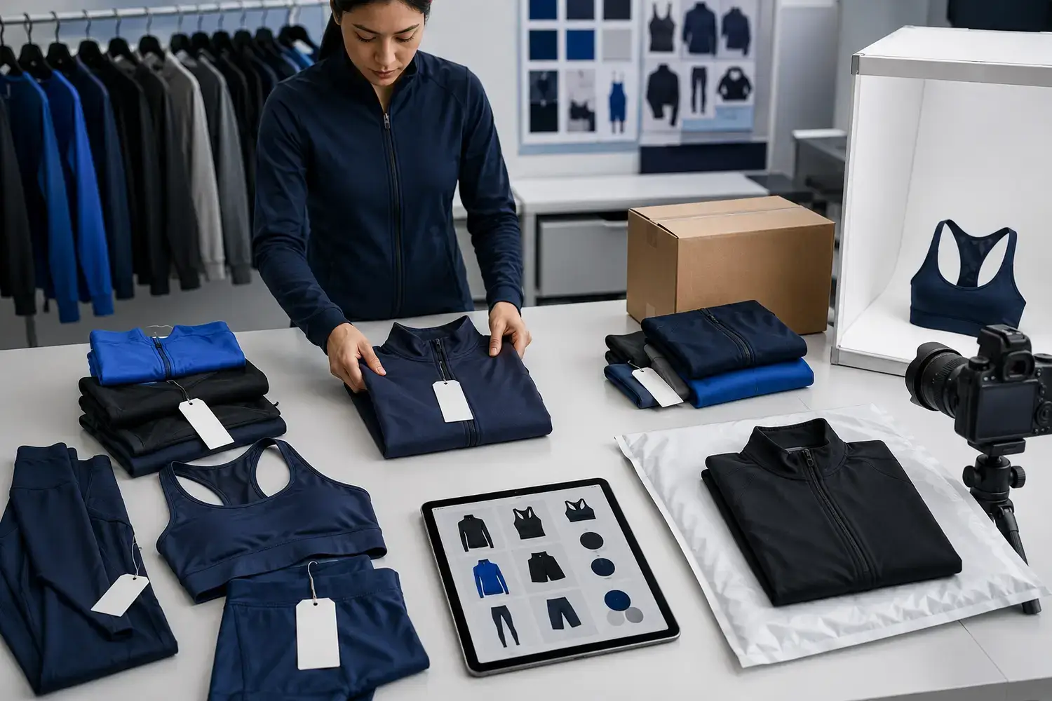 Activewear sales channel preparation