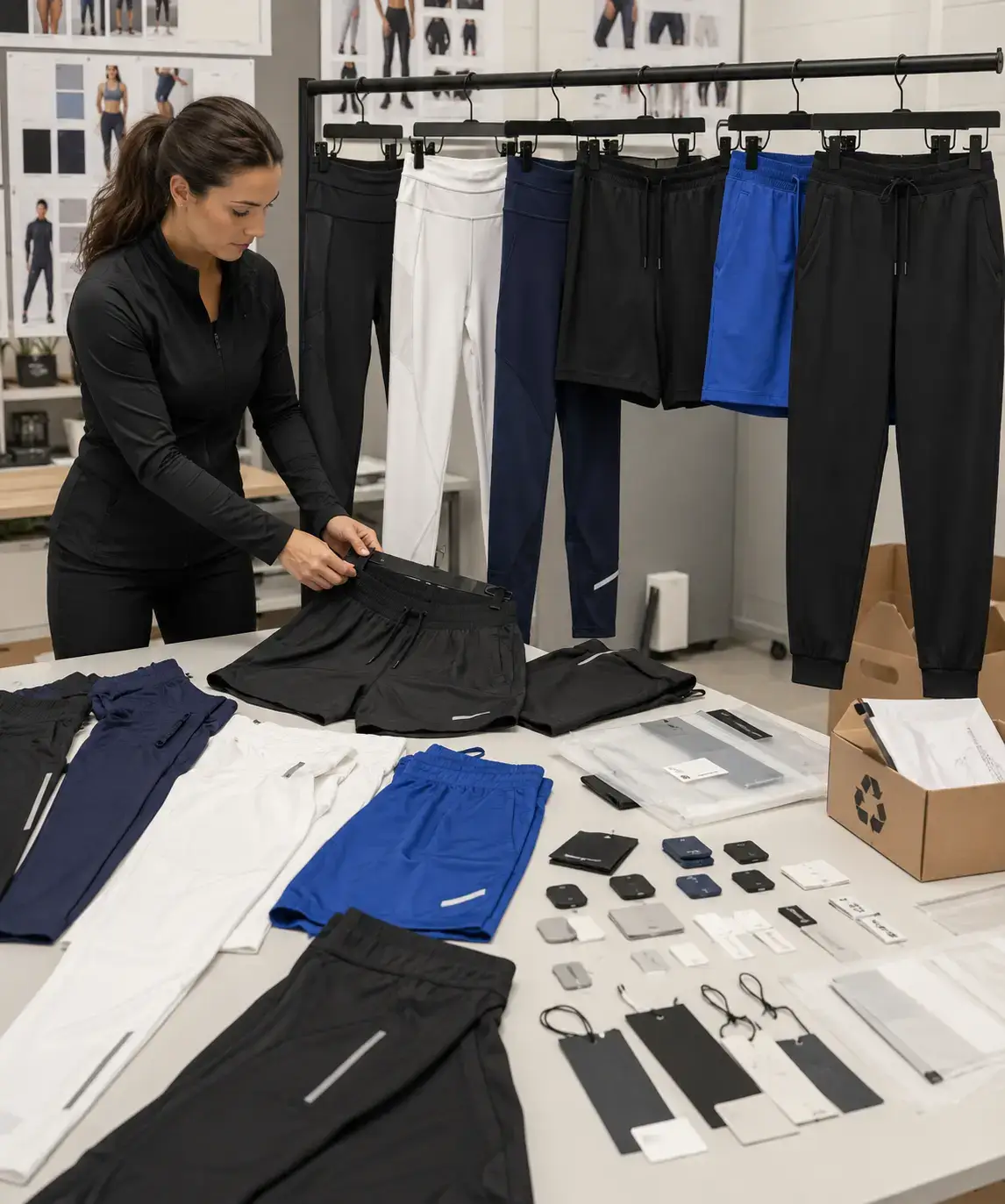 Placeholder for private label sports bottoms customization