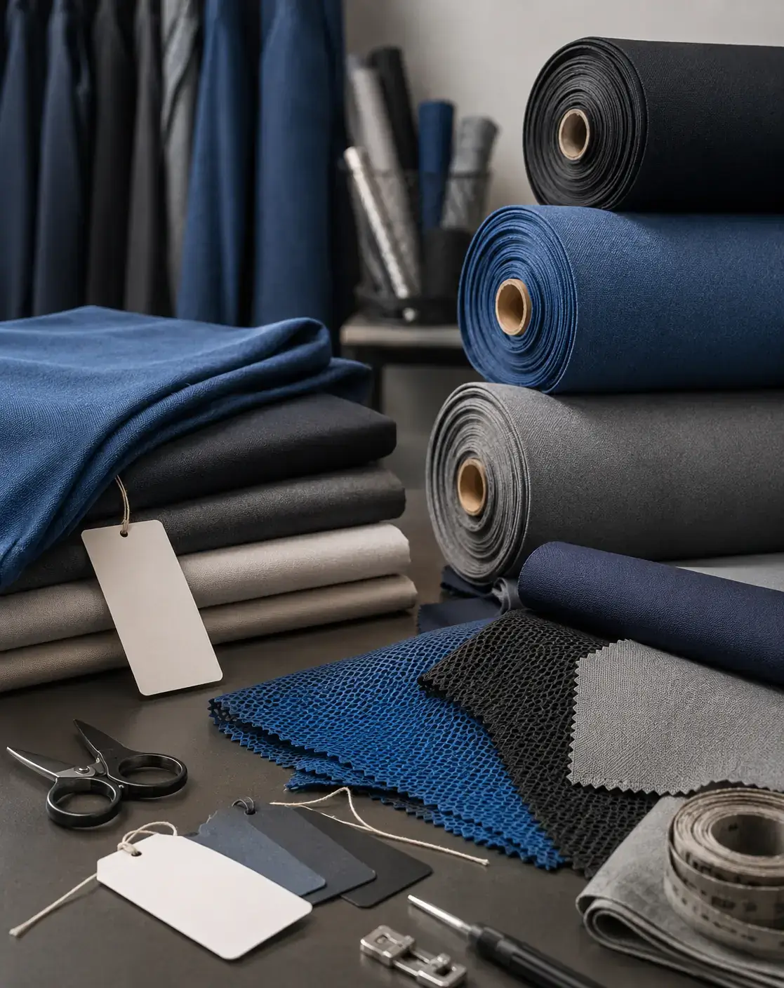 Stock performance fabric options for custom activewear development