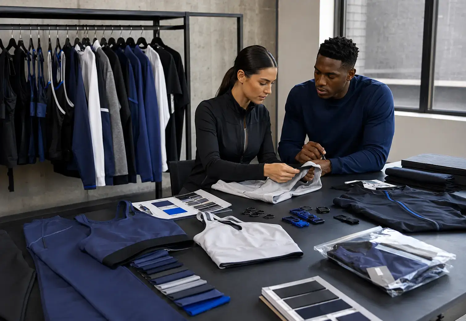 Wholesale activewear supply routes