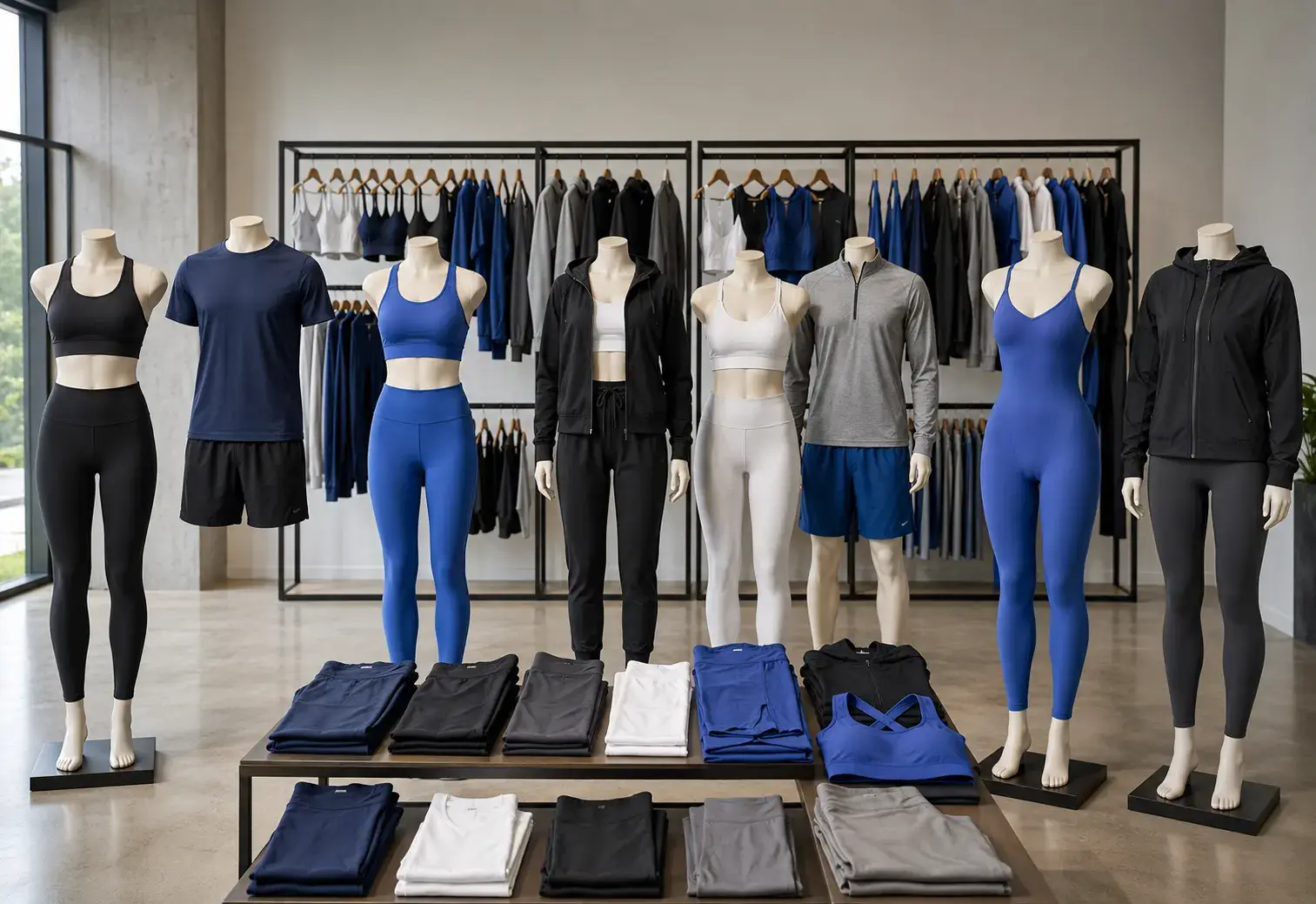 Wholesale activewear product assortment