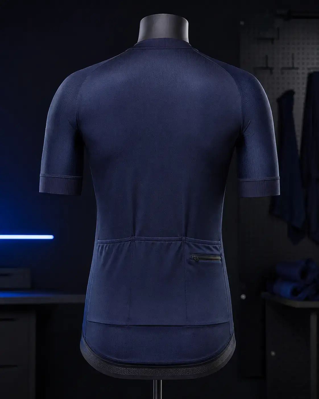 Cycling jersey back architecture