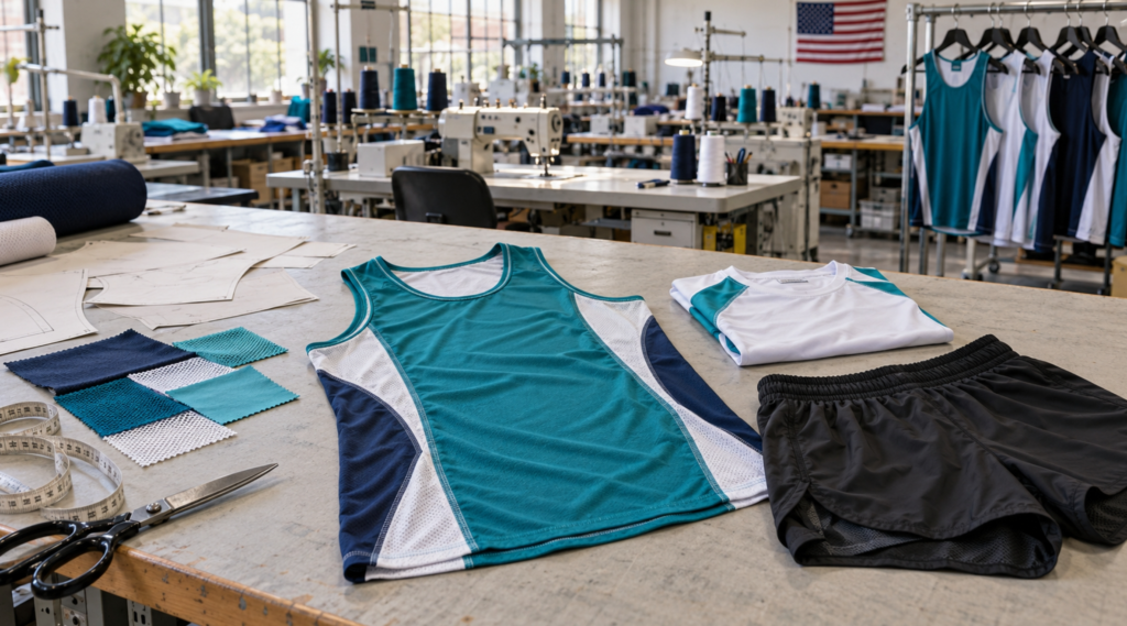 custom running apparel manufacturers usa